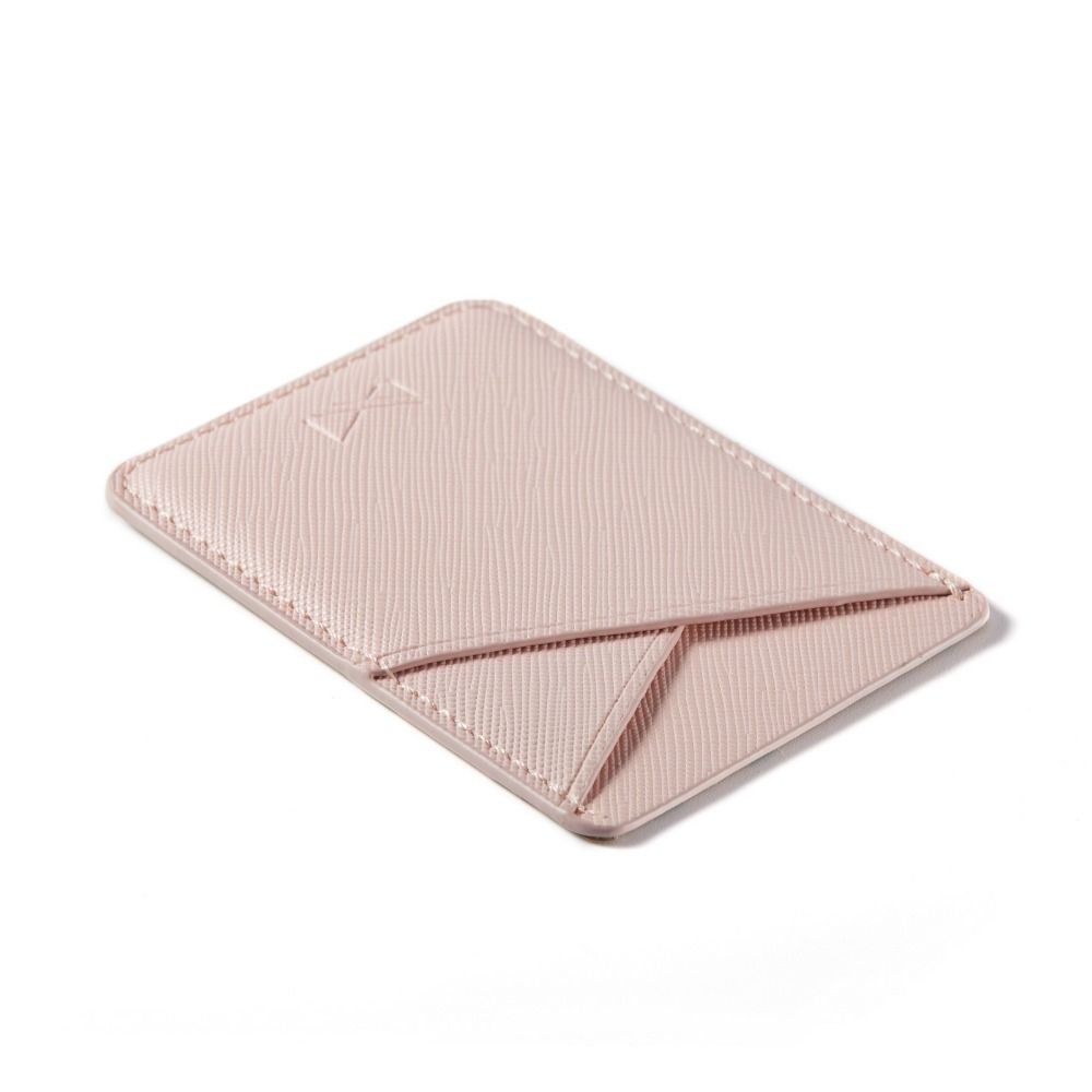 Simple PU Leather Card Holder Business Credit Card Bag for Women Girls Mobile Phone Back Slot Multi Slot Phone Wallet Case