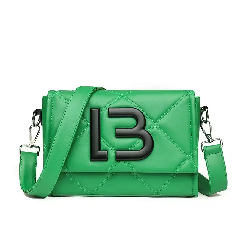 2024 Ladies' Casual Bag Retro Lapel Messenger Wallet Luxurious Designer Handbag Checkered Envelope Shoulder Bag.