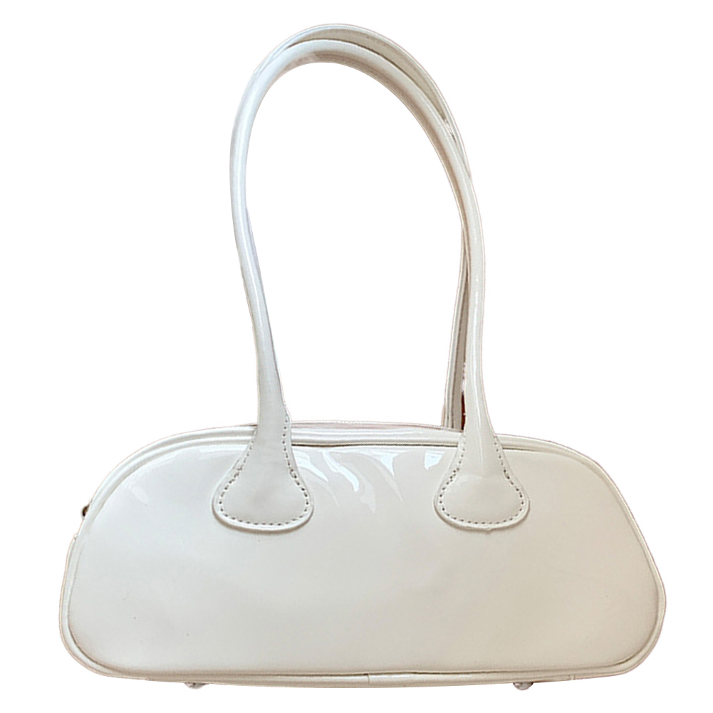 Women Versatile Armpit Bag PU Leather Leisure Underarm Bag Solid Color Minimalist Shoulder Bag Female Commute Bag