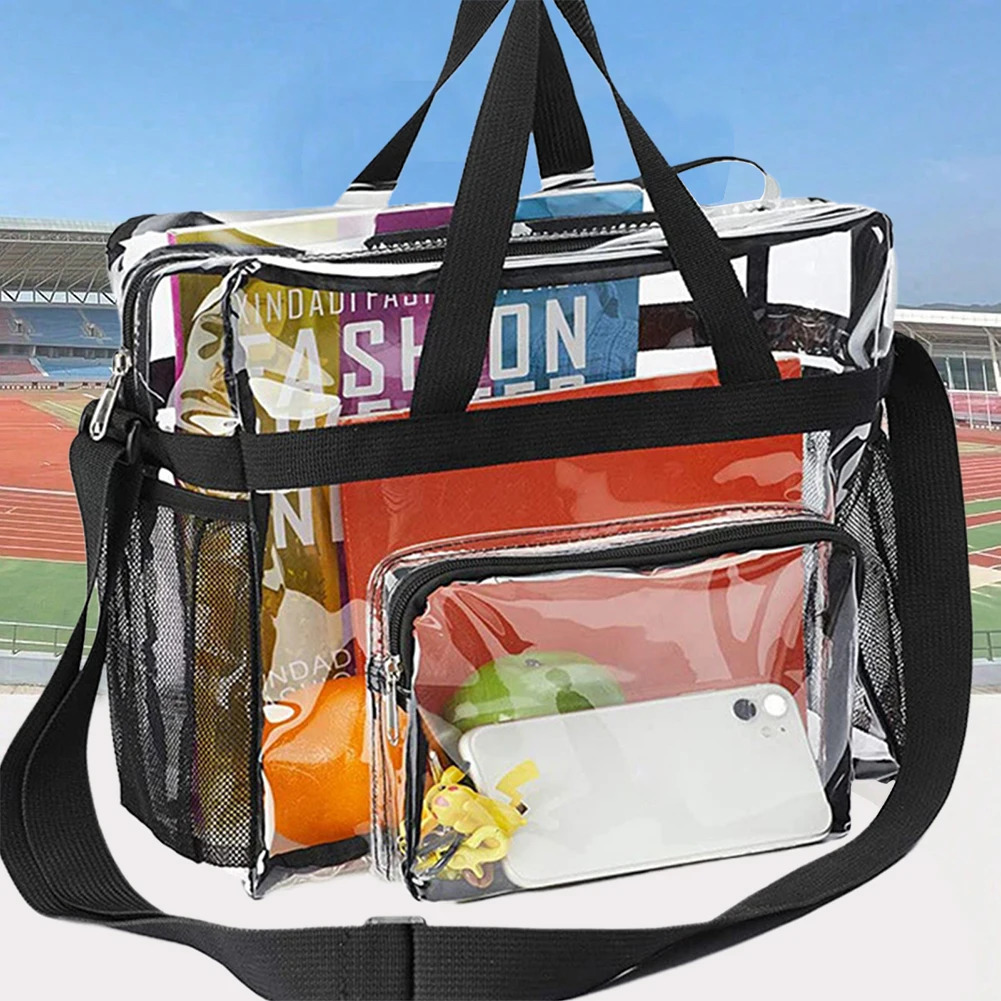 Transparent PVC storage bag for toilets portable waterproof womens face wash bag for business travel 241106