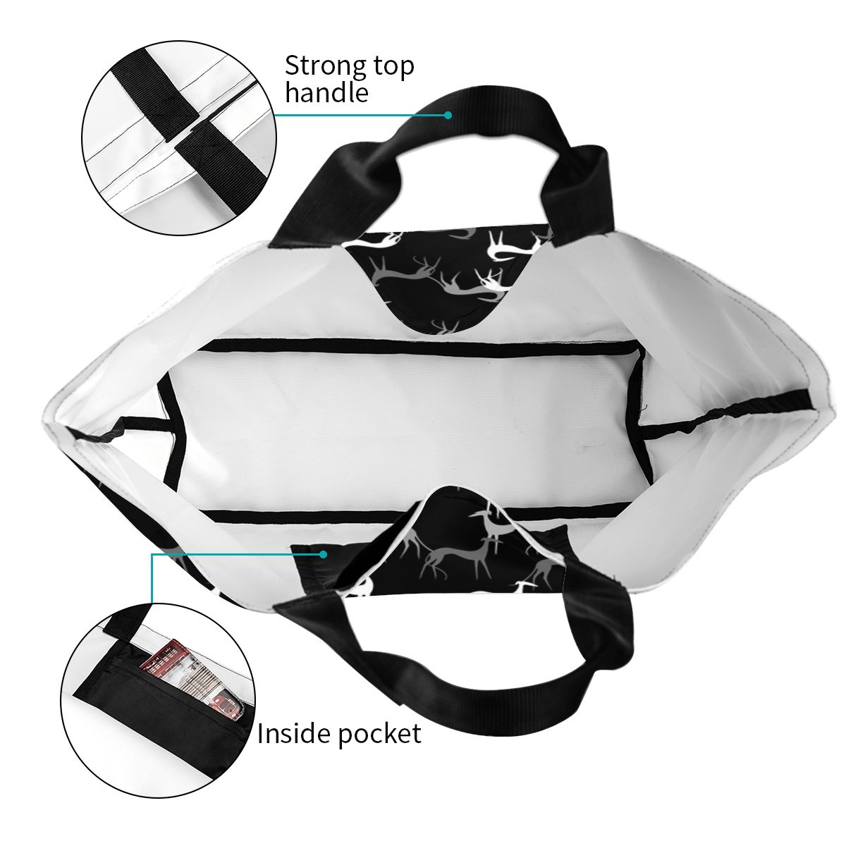 Women's Greyhound Dog Shoulder Tote Bag Large Polyester Shopping Bag for Lady Female Handbag Foldable Reusable Beach Shopper Bag
