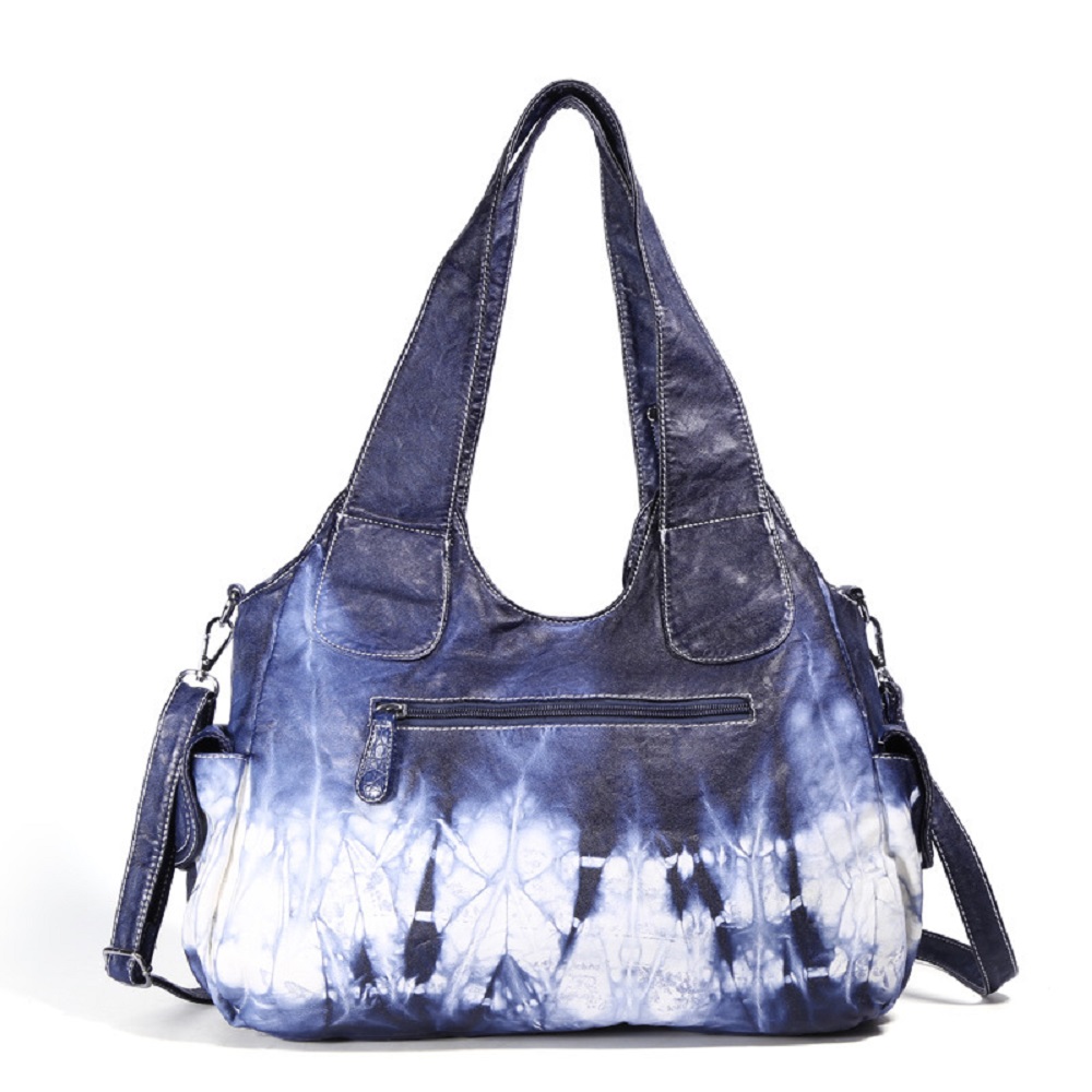 Angelkiss Hobo Women PU Fashion Tote Top-handle Handbag Multiple Pockets Satchel Ladies Shoulder Bag