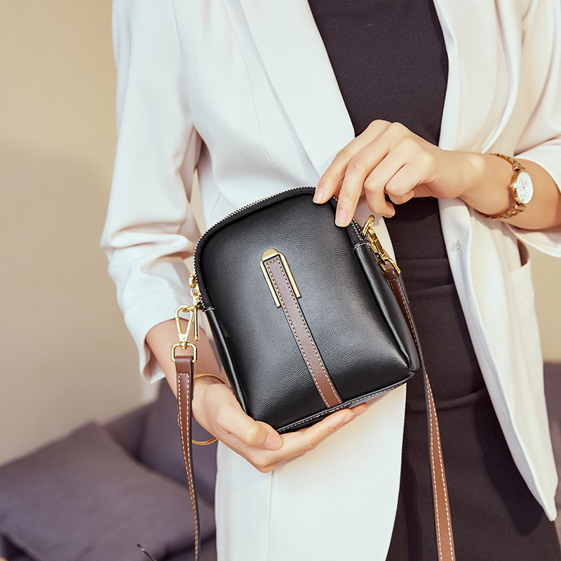 XMESSUN New Genuine Leather Crossbody Phone Bags for Women 2024 Designer Fashion Luxary Lady Casual Shoulder Messenger Purse Bag