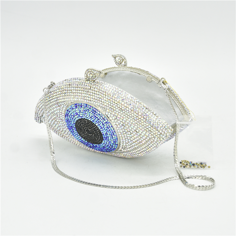 Ladies Party Small Purse Women Evening Party Big Eye Diamonds Luxury Clutch Fashion Rhinestone Wedding Party Clutch Evening Bags