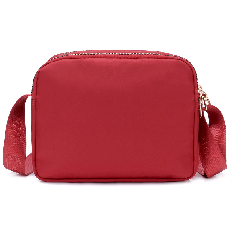 Women Fashion Solid Color Zipper Waterproof Nylon Shoulder Bag Female Crossbody Bag Ladies Bolsa Waterproof Travel Messenger Bag