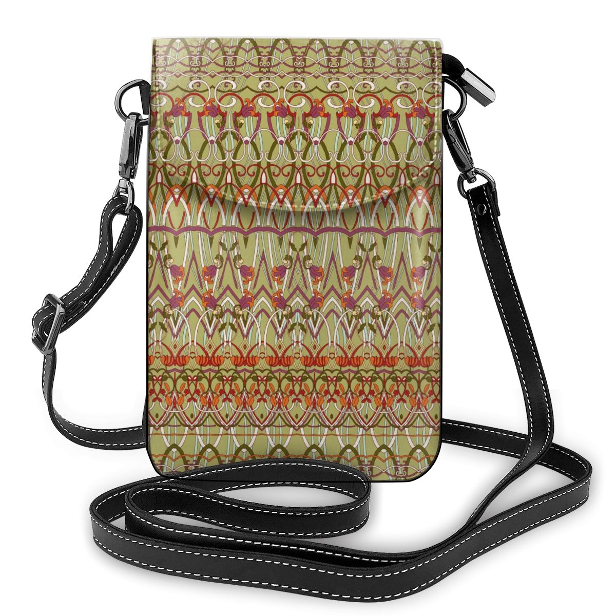 NOISYDESIGNS Ethnic Style New Children Girls Small Shoulder Bag Kids Phone Bags PU Leather Crossbody Handbags Female