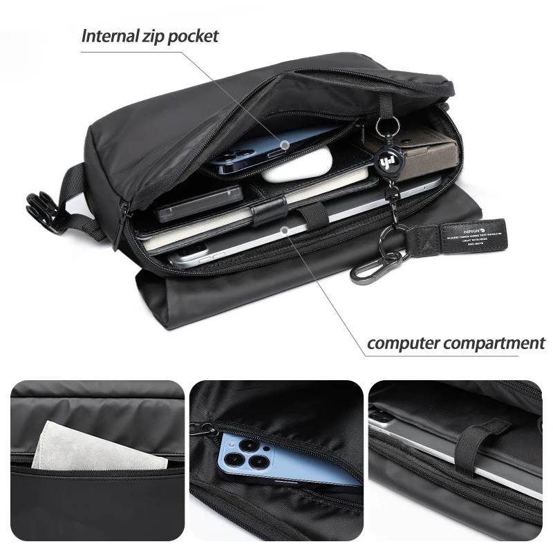 Oxford Mens Bag Crossbody Hand High Quality Waterproof Shoulder Sling Bags For Male Business Travel Messenger School 241106