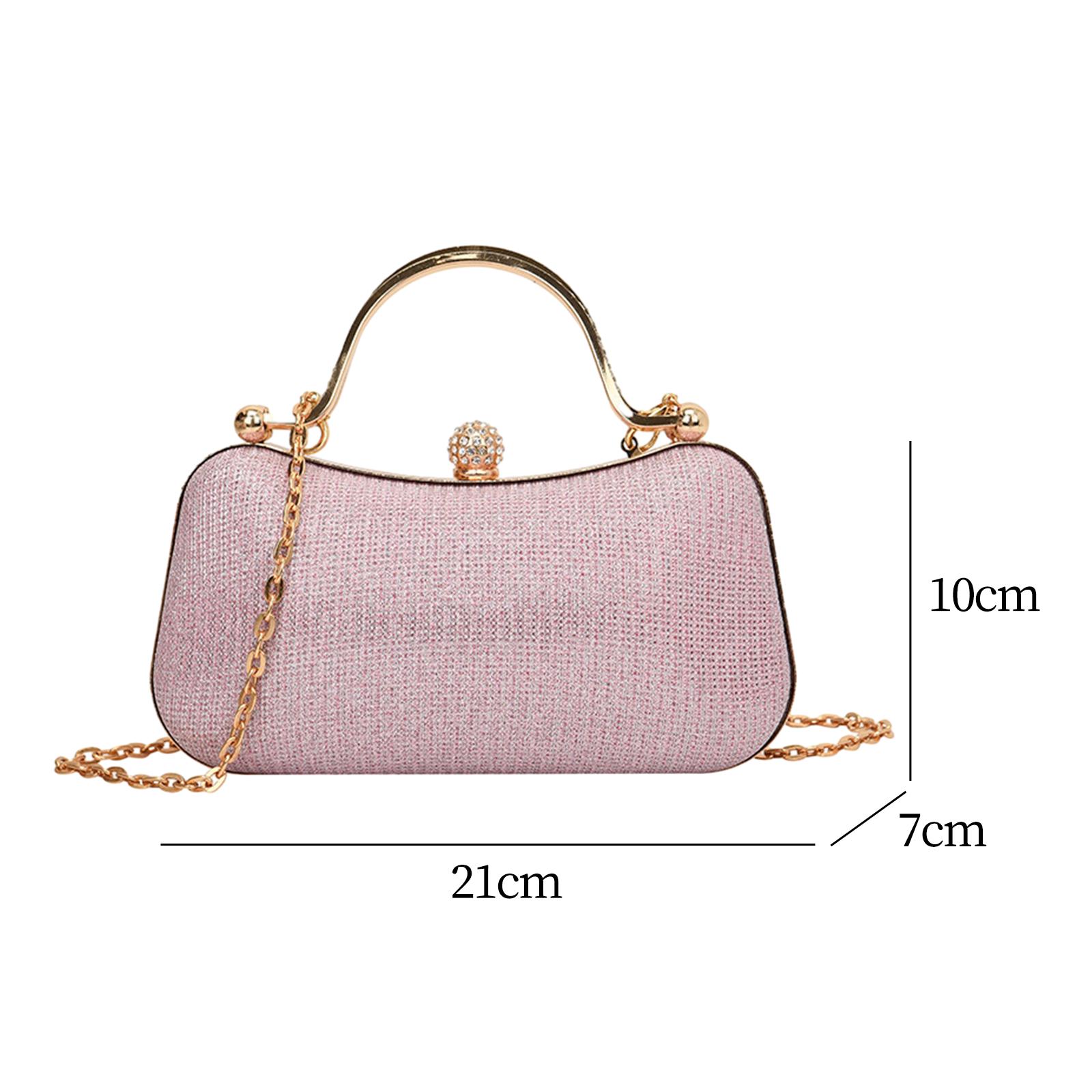 Womens Crossbody Bag Trendy Pouch Valentines Day Gifts Ladies Satchel Shoulder Purse Durable Clutch Purse Tote Bag Chain Strap