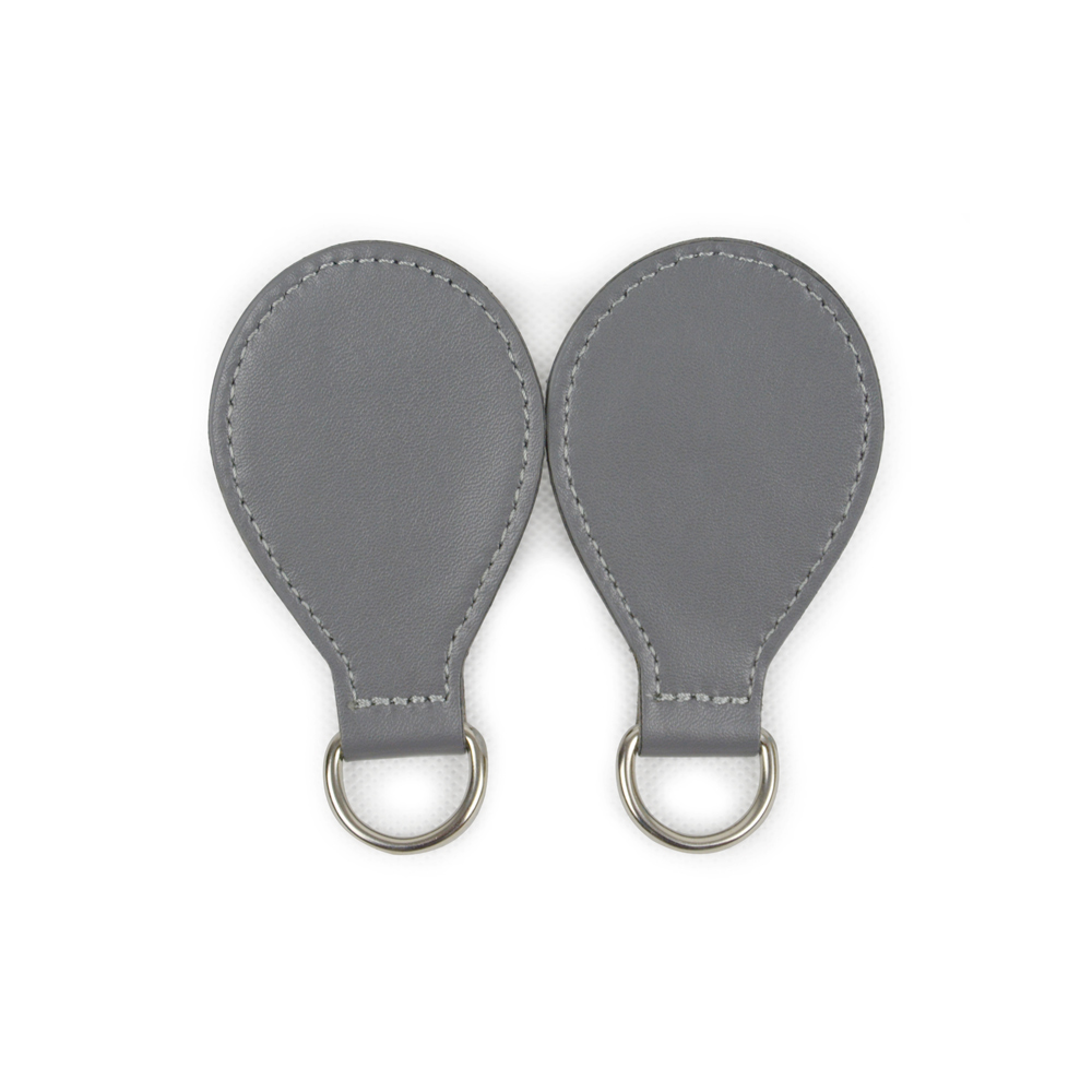 tanqu 1 Pair 2 PC Drop End for Obag Handle Strap PU Leather Shiny Drop Attachment for O bag Handbag Bucket Bag