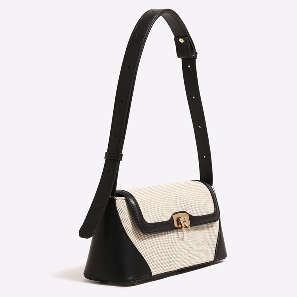 Women Armpit Hobo Bag Patchwork Top Handle Bag Versatile Flap Shoulder Bag Soft Satchel Bag Shopper Bag