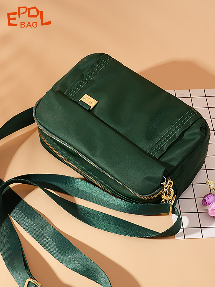 EPOL Shoulder for Women 2023 New Waterproof Nylon Purse Simple Wild Canvas Casual Ladies Oxford Messenger Bag 6013-06