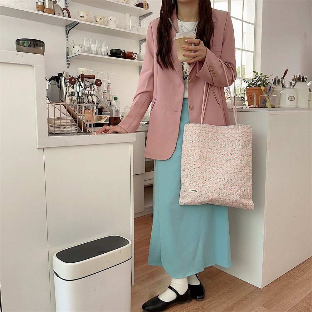 Shoulder Bag Fashionable Large-capacity Tote Bag Fashion Print Vintage Crossbody Bag Canvas Bag