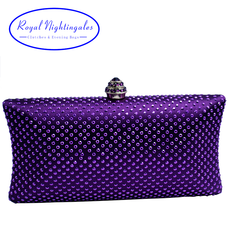 Elegant Women Evening Bag and Clutches with Rhinestone Crystal for Women's Prom Party Wedding