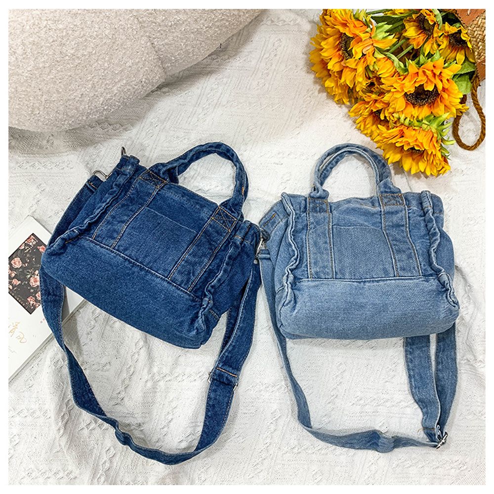 South Korea Summer Version Denim Bag Single Shoulder Crossbody Bag Japanese Style Chic Casual All-match Ladies Handbag Cloth Bag