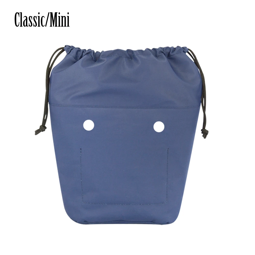 New Arrival Large Capacity Insert Inner bag for Big Mini Obag Classic Mini Drawstring Colorful Inner Microfiber Fabric for O Bag