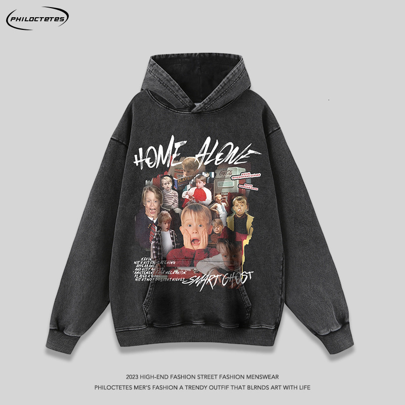 New movie posters, portraits, worn-out washed hoodies, men's and women's casual jackets, designer trendy T-shirts