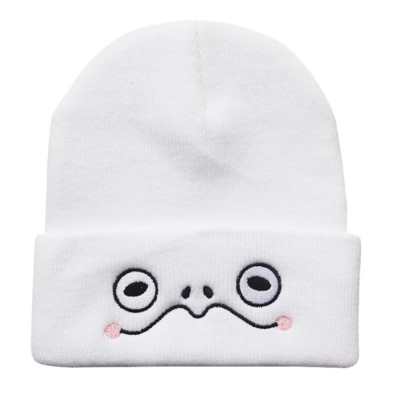 High quality design, New Men's Women's Autumn/Winter Trendy Cartoon Embroidered Knitted Hat and Warm Hoodie