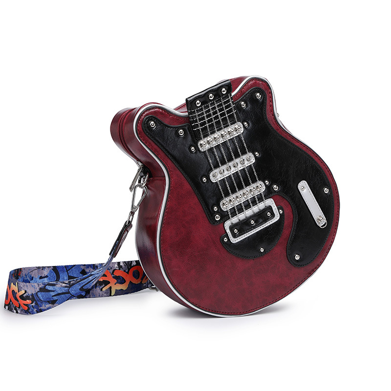 2024 New Fashionable and Personalized Crossbody Bag, Guitar Style Women's Bag