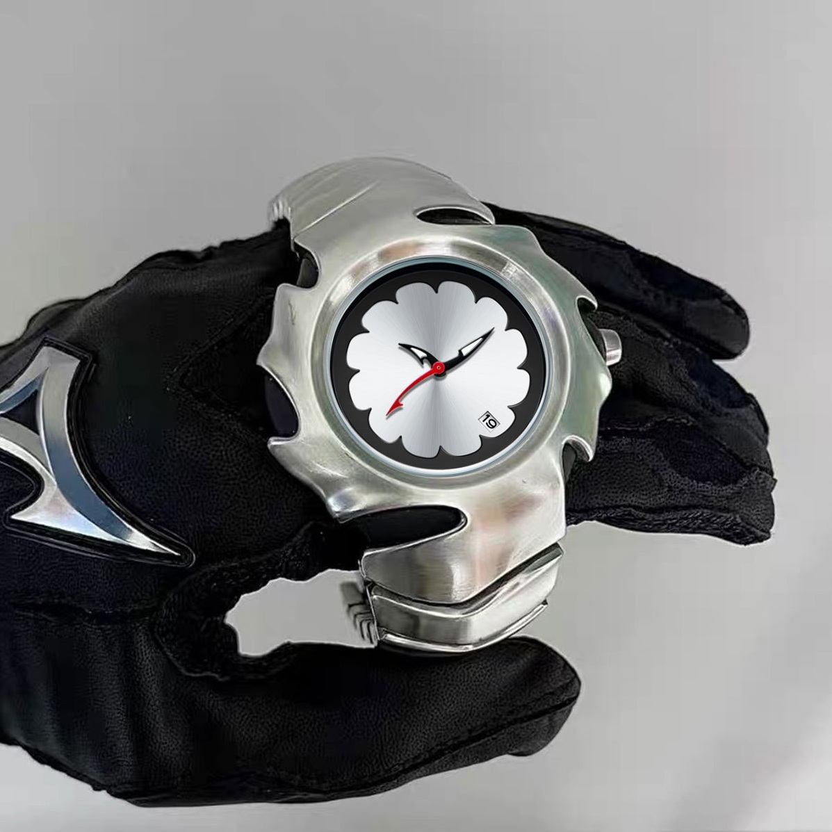 Blade Watch Mens Watch Waterproof Sports Watch Quartz Movement Titanium Case Tempered Glass Mirror SIZE 15x14MM Warranty 1 Year 014