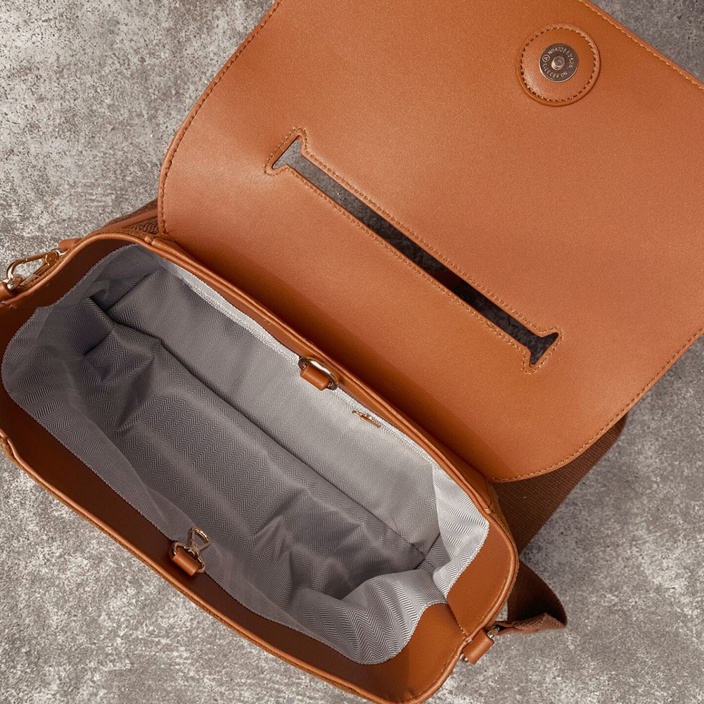 Women Versatile Sling Bag Large Capacity Daily Shoulder Purse Solid Color Casual Crossbody Bag Ladies Commute Bag