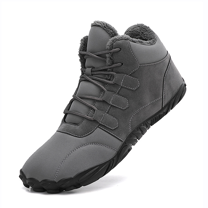 Men's and Women's Outdoor Winter Plush Thick Warm Non Slip Cotton Boots Size36-47 Free Shipping.