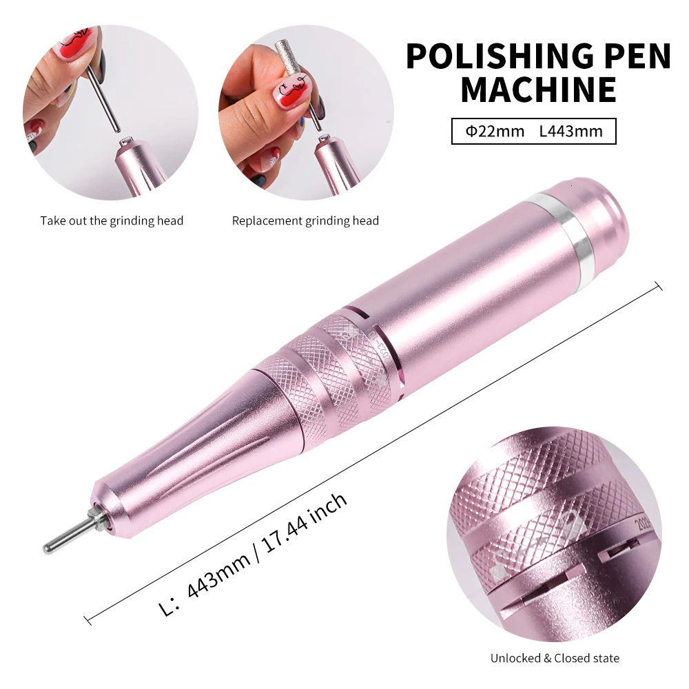 35000RPM Portable Electric Nail Drill Machine With LED UV Nail Lamp LCD Display Drying Function Rechargeable For Nails Manicure 241106