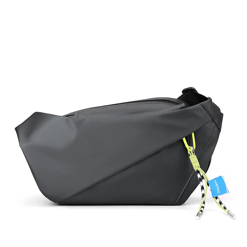 Men Shoulder Chest Bag Nylon Waterproof Outdoor Sport Running Cycling Belt Large Capacity Travel Phone Pouch Messenger 241106