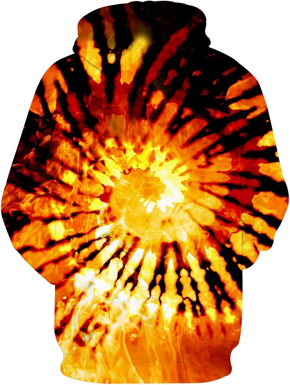 Hoodie for Mens Womens Neutral 3D printed hooded sweatshirt with space cover design, suitable for both men and women Graphic Dreamy Gold