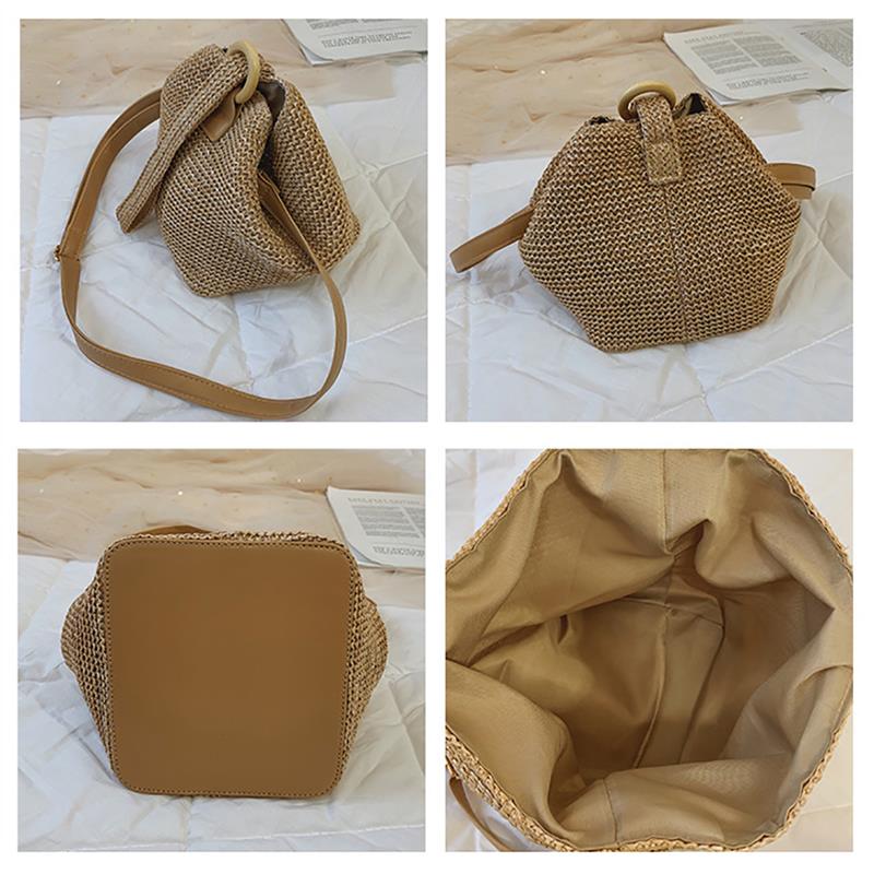 Shoulder Bag Crossbody Bags Straw Bag Handbags Women Summer Rattan Bag Handmade Woven Beach Bohemia Handbag 2019 New Fashion
