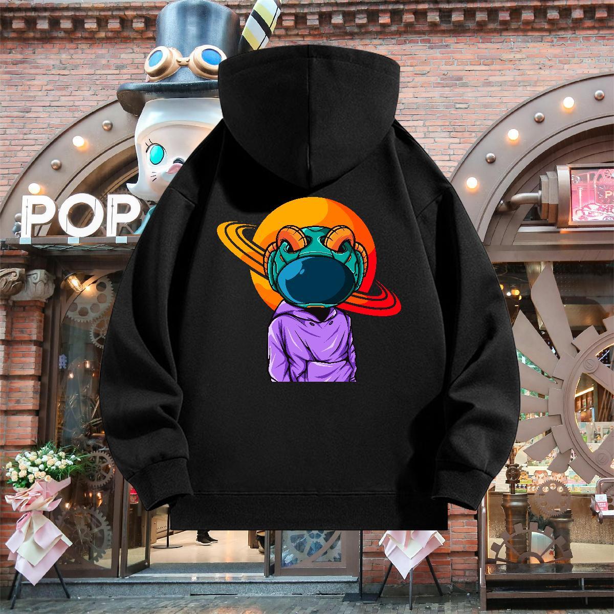 Fashion New Mens Hoodie Sweatshirt Hooded Collar Breathable Designer Hoodie for Man Woman Oversized 2XL 3XL Tops Anime Printing Street Tech Fleece