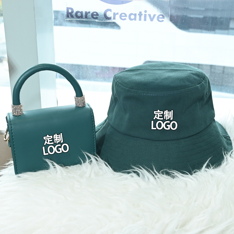 New Fashion Designer Women Chain Shoulder PU Bag Purses Ny Hat and Purses Set Ladies Handbags
