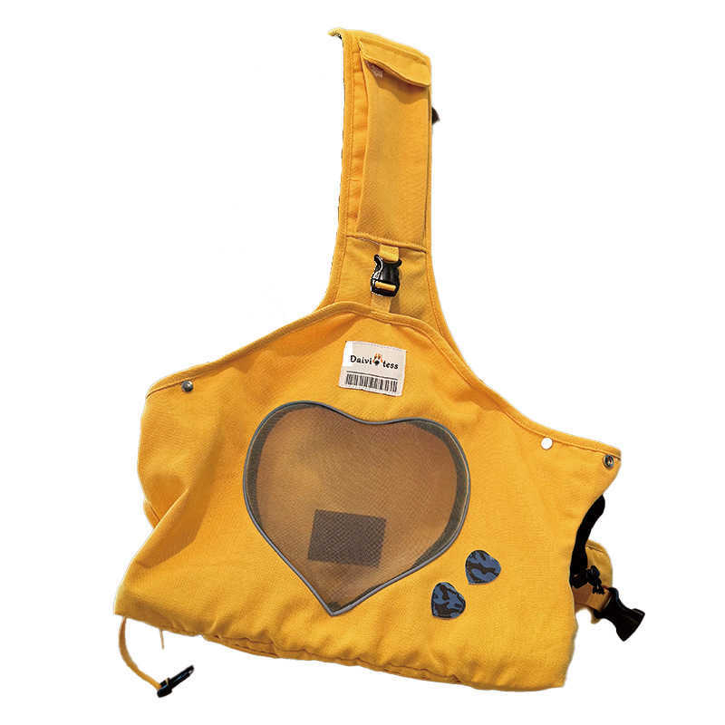 Cat Bag Portable Backpack Breathable Canvas Cat Small Pet Large Tote Bag 241115