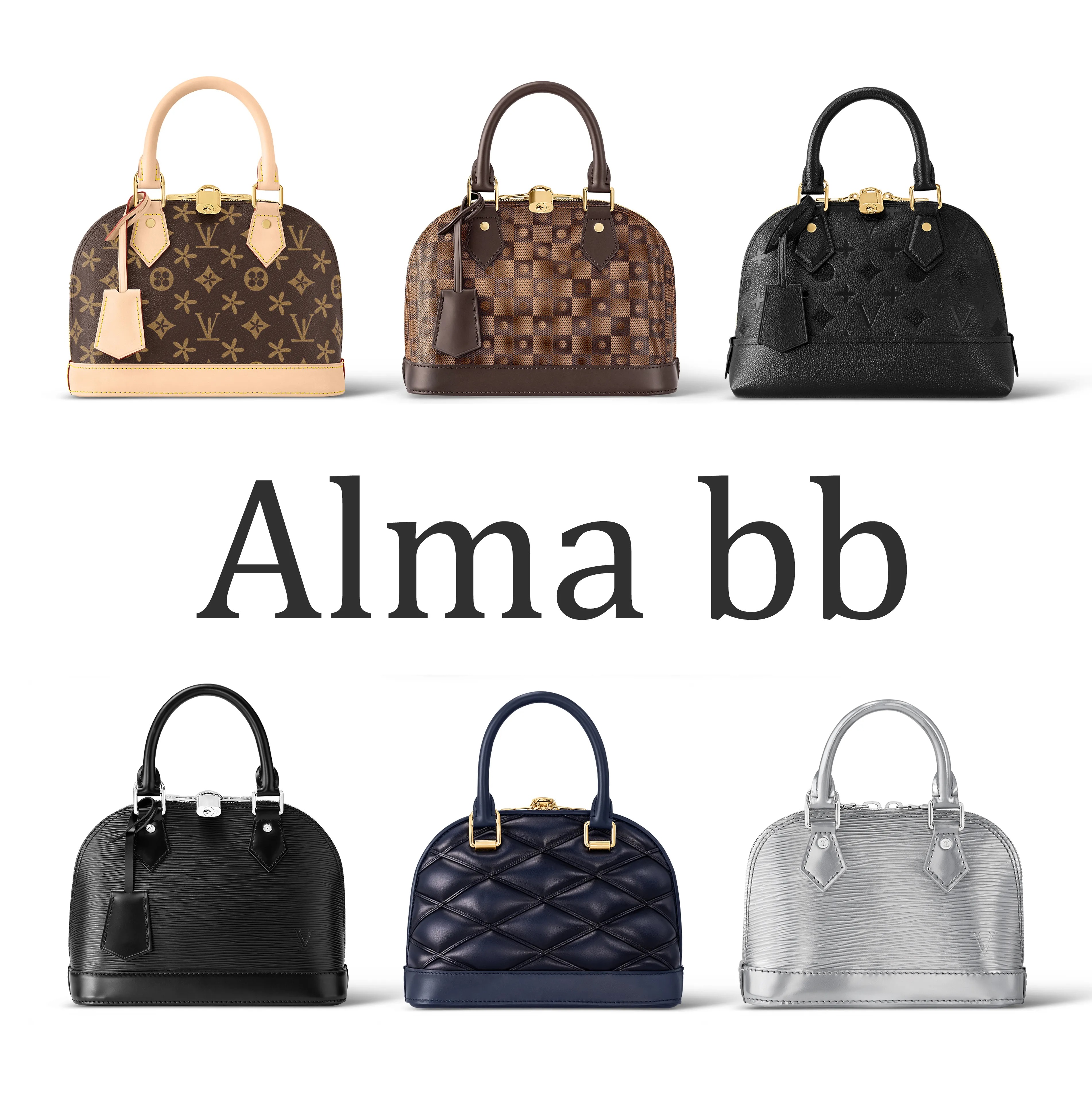 Designer bag Top quality Alma Shell bag embossed Real Leather Tote Womens Luxurys handbag Shoulder bag strap Purse mens Crossbody Clutch Silver Bags