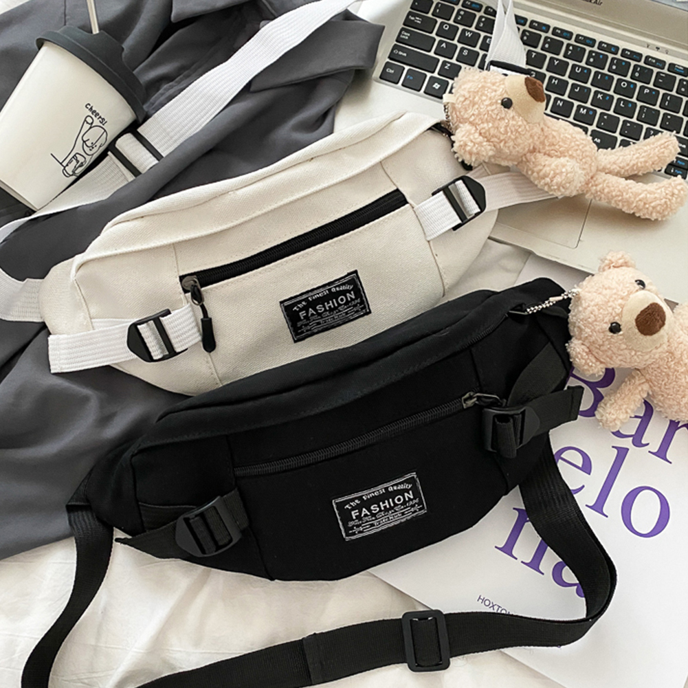 Waist Bag Solid Color Chest Bag Men's and Women's Universal Fanny Pack Sports Travel Outdoor Crossbody Belt Bag Waist Pack