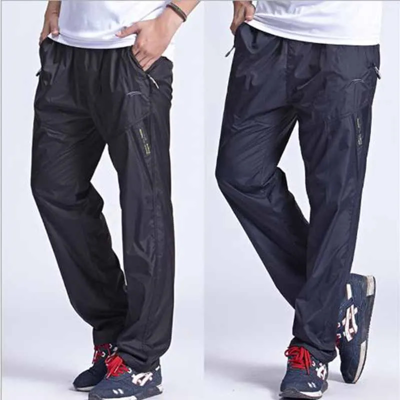 plus size fat trousers spring summer casual pants mens sweatpants mid full loose thin men clothes 241104