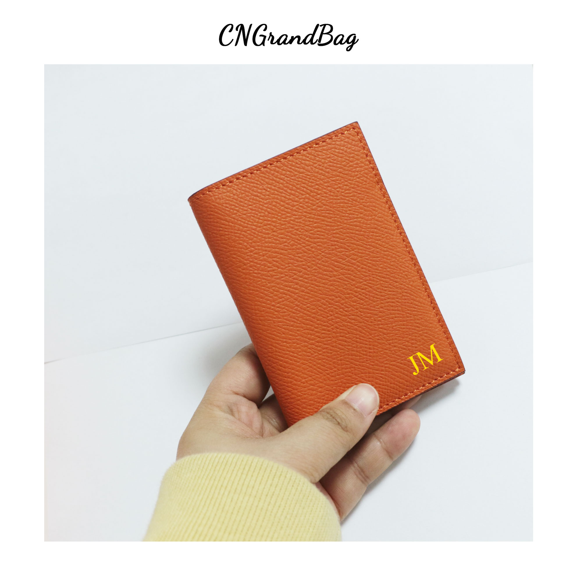 Customized Letters Genuine Leather Bank Credit Card Holder for Woman Men Leather High Quality Protective Card