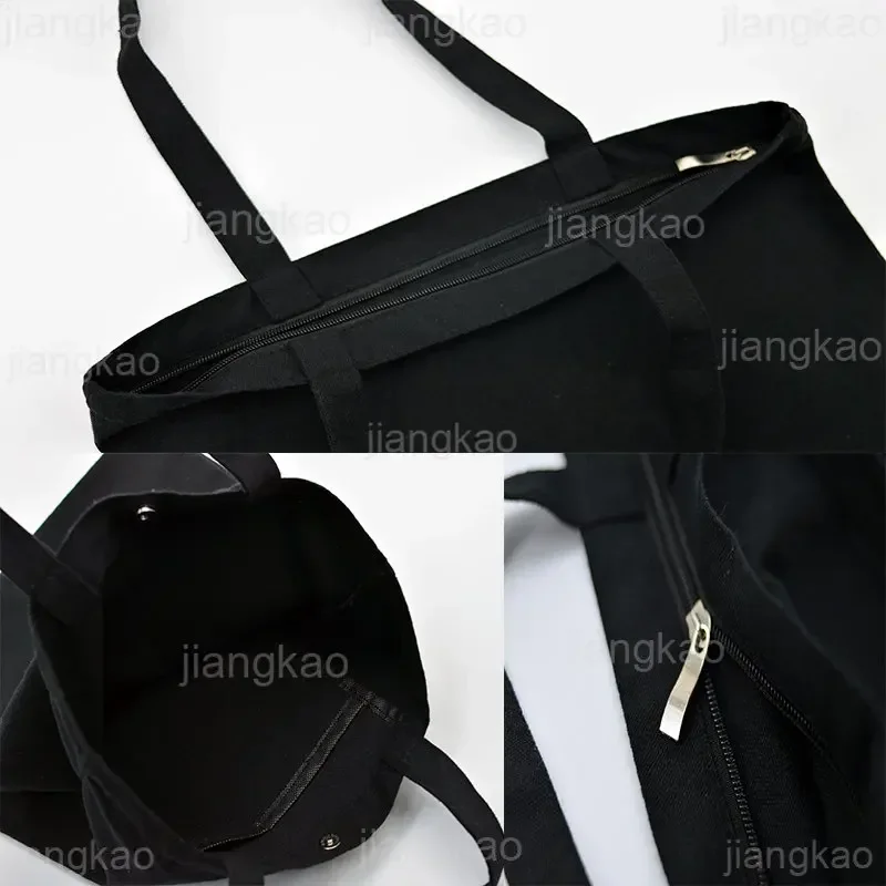 Personalized Flower with Name Tote Bag Women Canvas Shoulder Bags Monogram Shopping Bag Handbags Birthday Wedding Gifts For Her