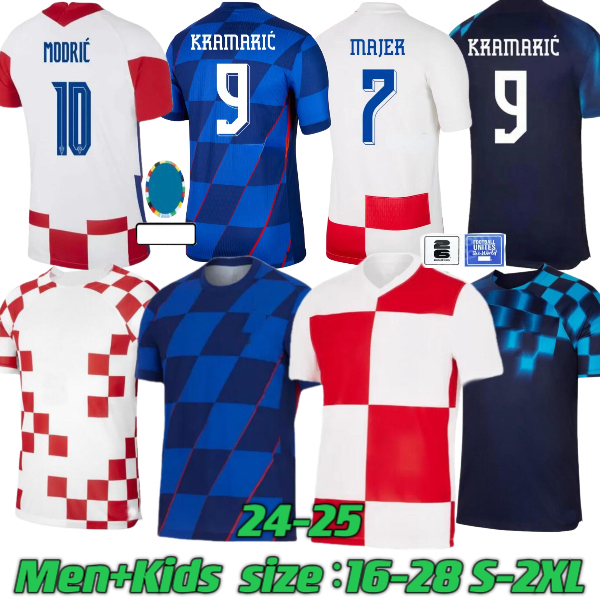 2023 2024 2025 Croatia MODRIC Euro cup soccer jerseys world cups KRAMARIC MAJER SOSA STANISIC PASALIC GVARDIOL BROZOVIC football shirt men kids kit