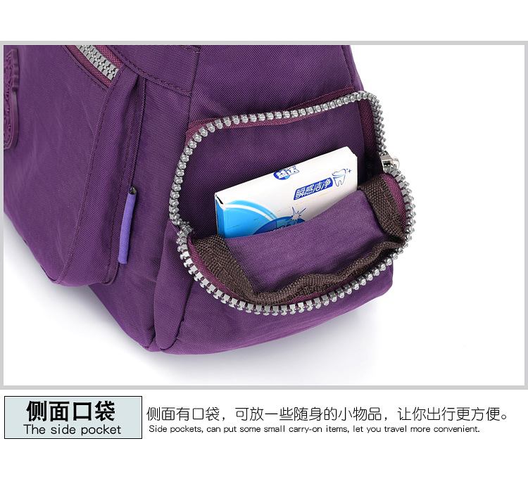 JINQIAOER new Waterproof series fashion nylon bags elegant single shoulder b a g slant bag leisure womens bag