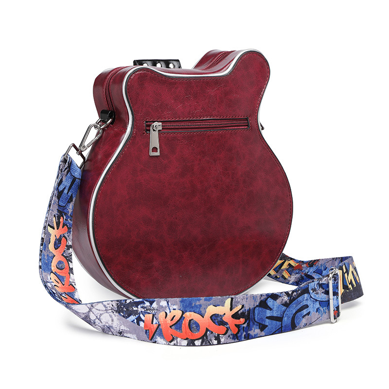 2024 New Fashionable and Personalized Crossbody Bag, Guitar Style Women's Bag