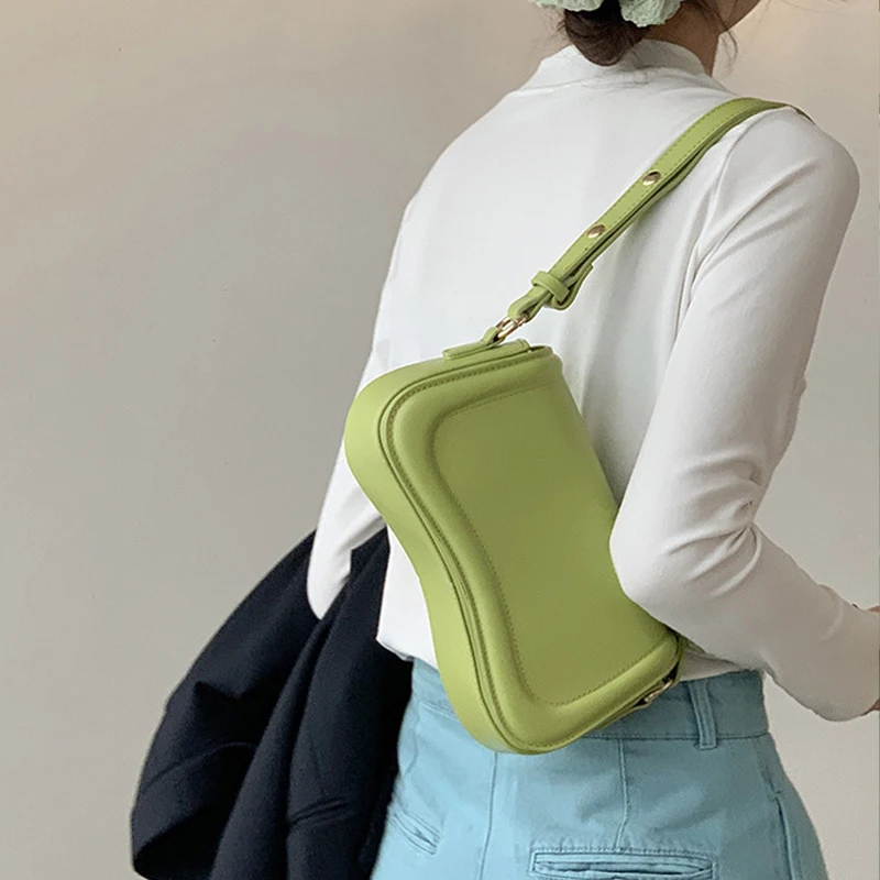 Temperament PU Leather Female Shoulder Bag Simple Fashion Crossbody Bags for Women Flap Handbags Sac A Main Femme New In Bolsas