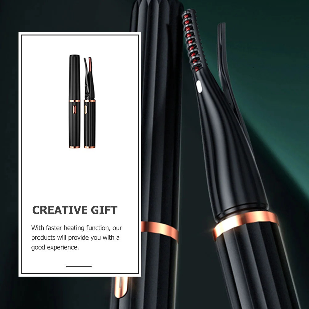 Electric eyelash curler heating makeup tool volume eye black electric tool heating curl Miss Abs 241107