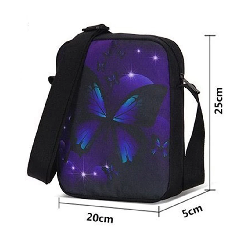 ZOONOMALY Shoulder Bags for Child Cartoon School Bags for Boys Girls ,Anime School Crossbody Bags , Child Messenger Satchel
