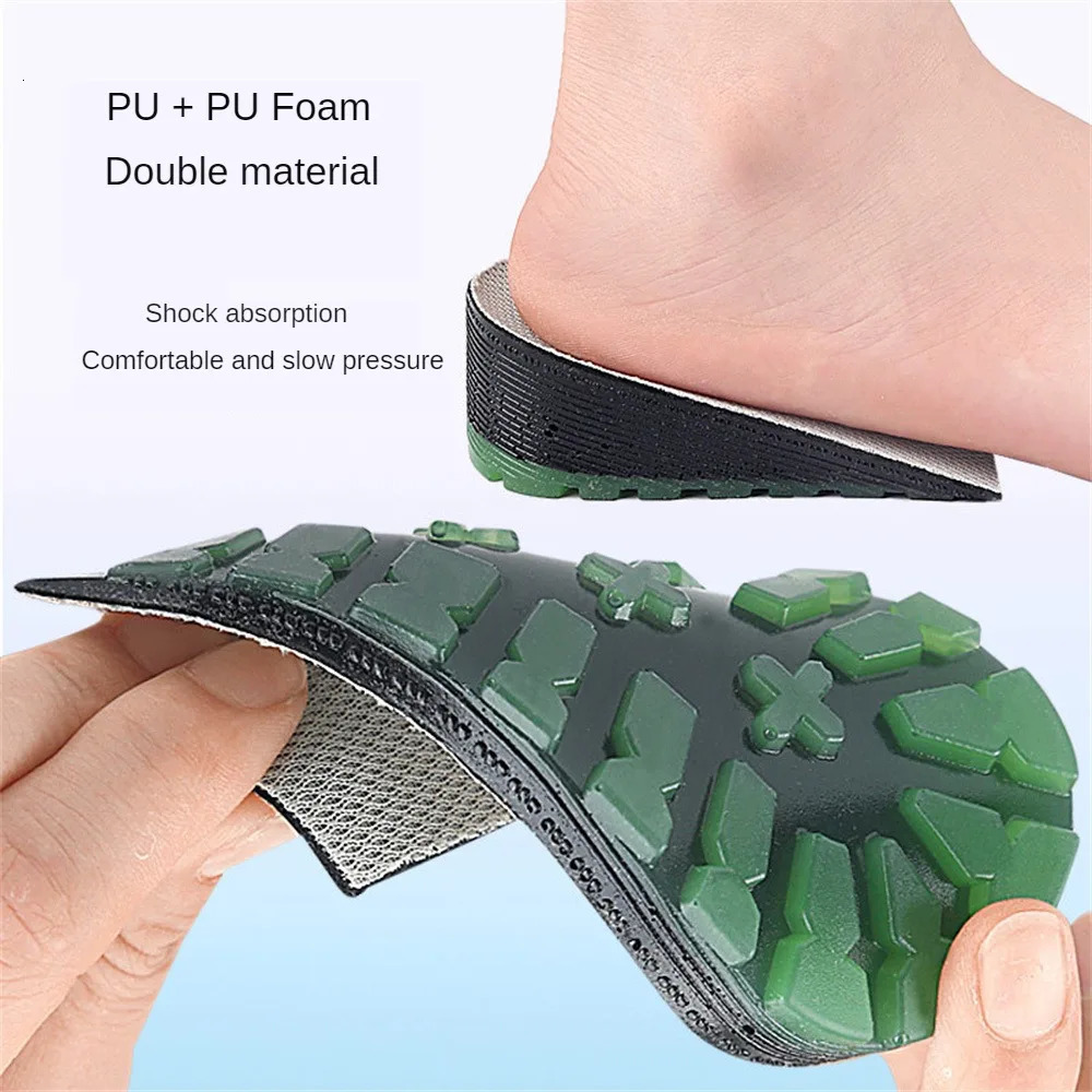 1/3/5 pairs of boots with half pad durability and half height pad insole booster suitable for foot shape gray 241106