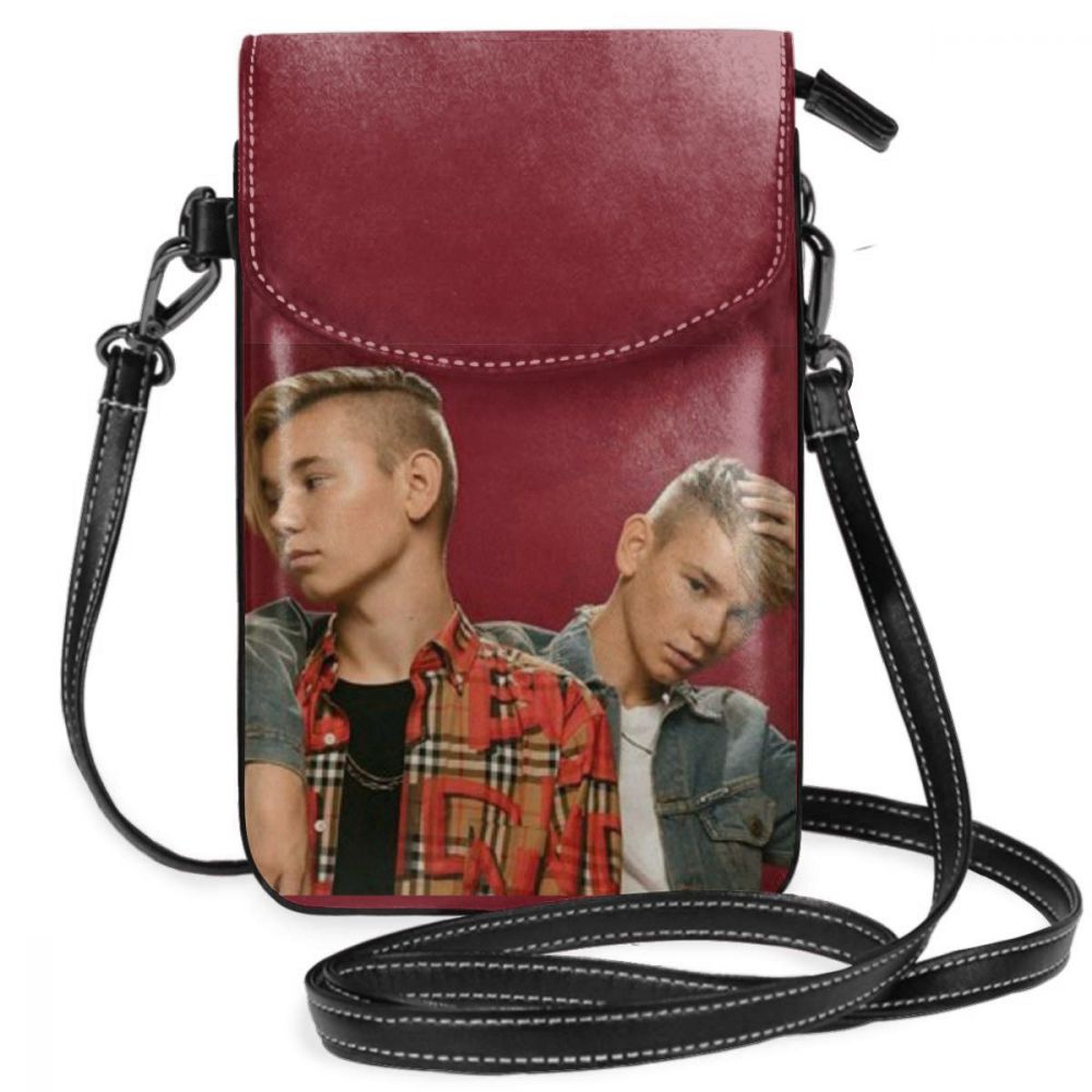 Marcus And Martinus Shoulder Bag Young Boys Leather Bag Shopping Teenage Women Bags Slim Crossbody Trending Print Purse