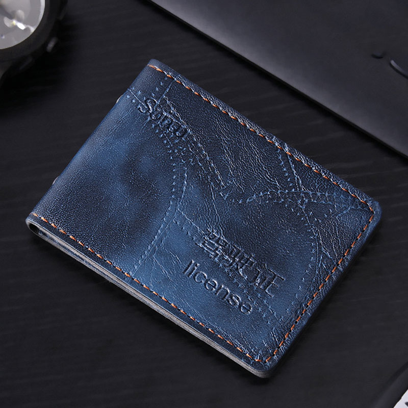 Soft Leather Auto Driver License Bag Texture Print On Cover For Car Driving Documents Bank Card Credit Holder Purse Wallet Case