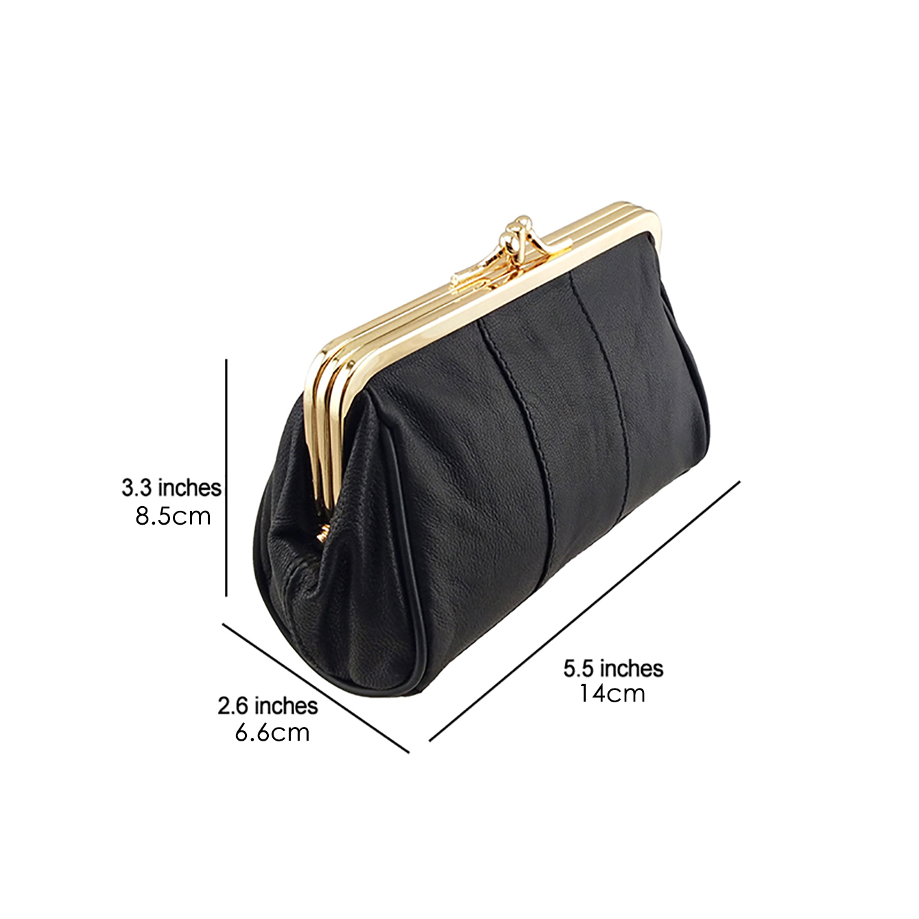 Soft Face Sheepskin Handheld Bag for Women's Three Opening Child Mother Deduction Change Bag Card Bag