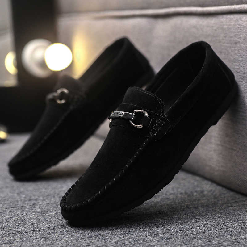 CMM Lightweight Mens Shoes Mens Loafer Dou Shoes Mens Driving Formal Attire Wedding Groom Trendy Thick Soled Work Slip Resistant