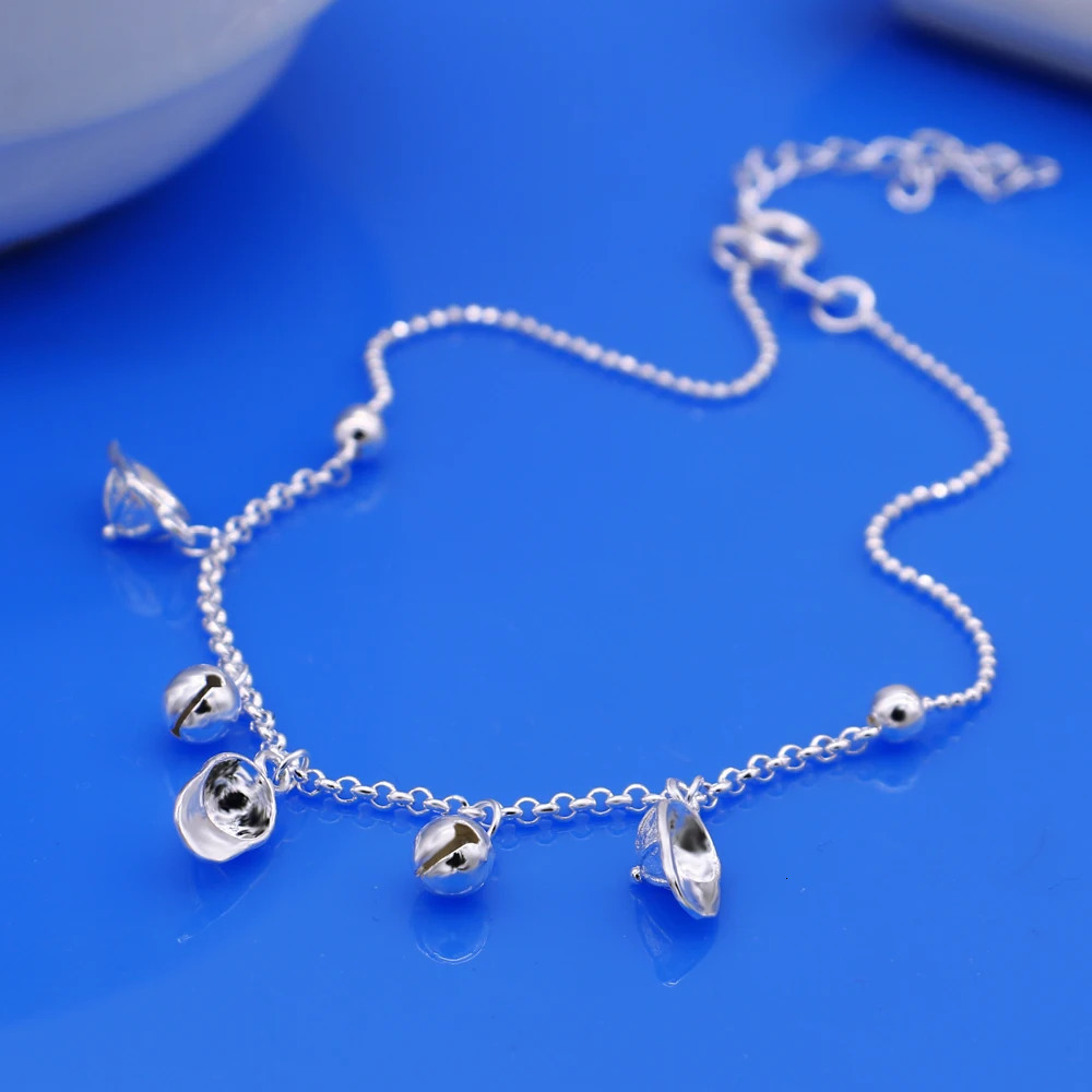 Barefoot Anklet Style Light High Quality 925 Pure Silver Sexy and Elegant Chain Anklet Womens Jewelry 241107