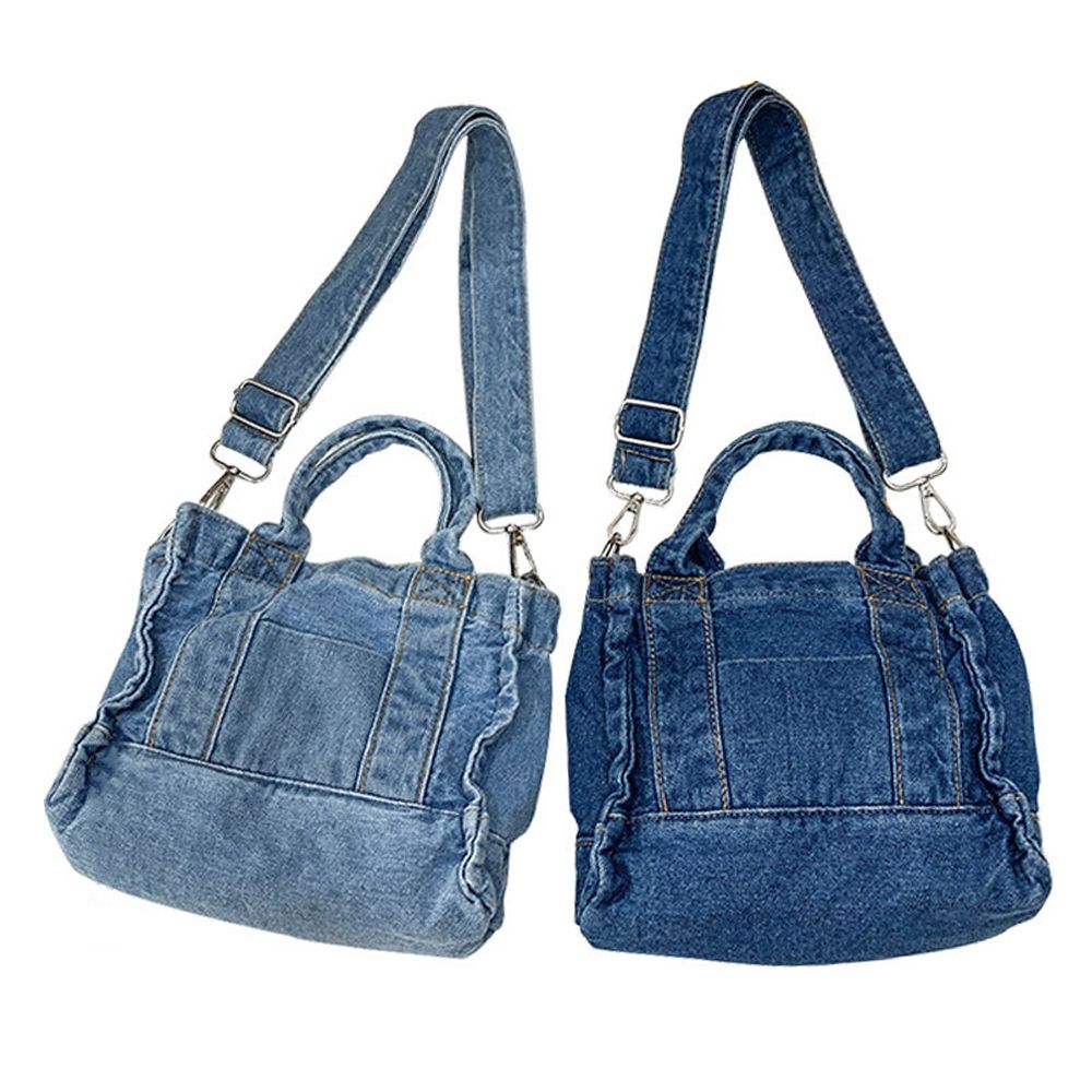 South Korea Summer Version Denim Bag Single Shoulder Crossbody Bag Japanese Style Chic Casual All-match Ladies Handbag Cloth Bag